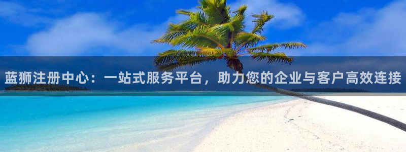辉达娱乐零能源集团：蓝狮注册中心：一站式服务平台，助力您的企业与客户高效连接