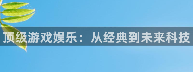 辉达娱乐平台注册账号：顶级游戏娱乐：从经典到未来科技